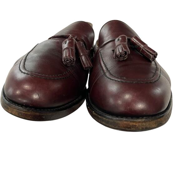 Finsbury Classic Goodyear Welted Men 11.5 Shoes Brown Tassel Loafers Slipon READ - Picture 7 of 13
